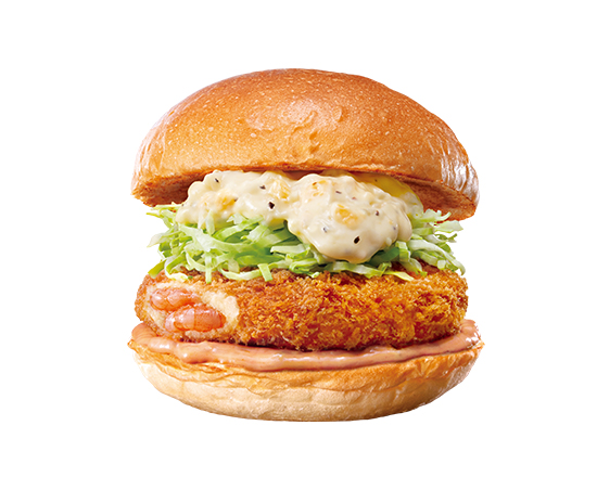 ゼッテリア ZETTERIA 【単品】えびバーガー Shrimp Cutlet Burger