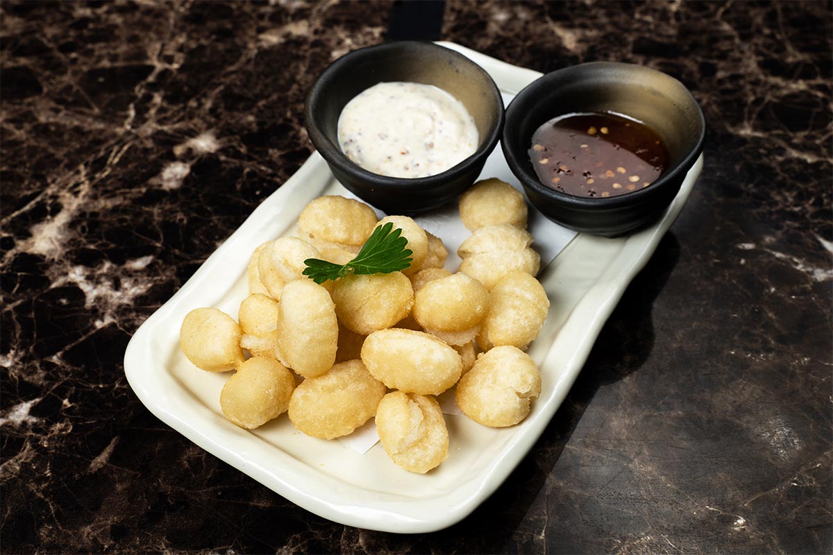 麺匠 竹虎 モチモチニョッキのフライ