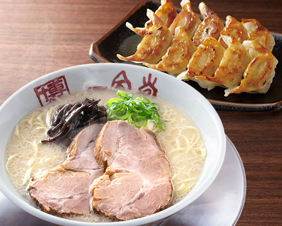 一風堂人気No.1 博多とんこつラーメン+餃子 セット