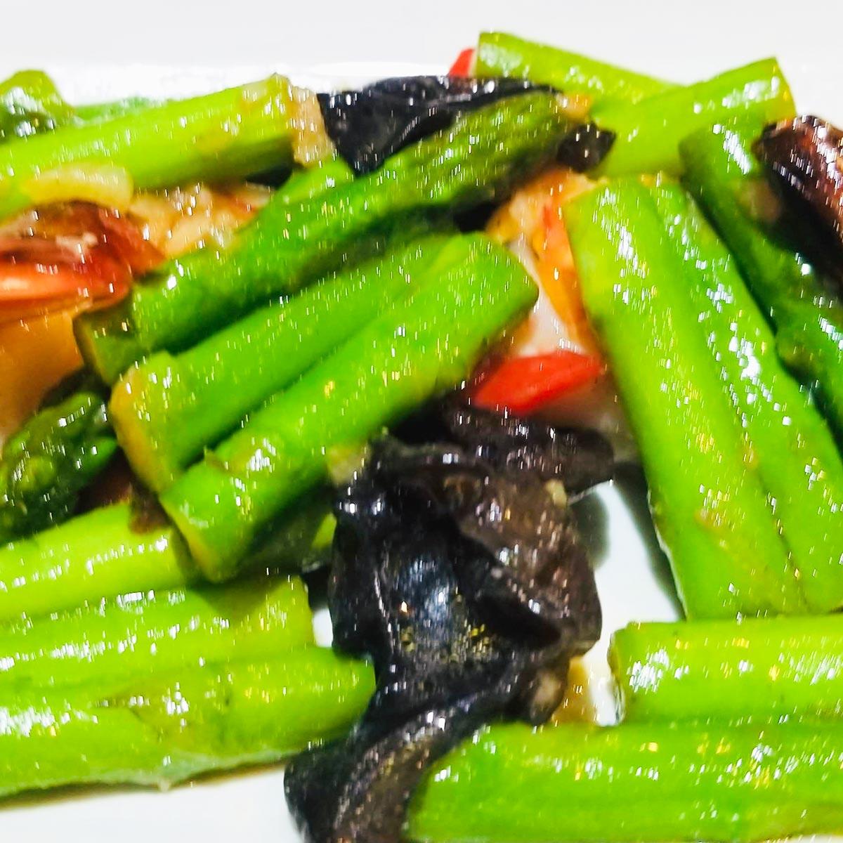 スパイスhub Ebi asparagus Itame エビアスパラガス板目