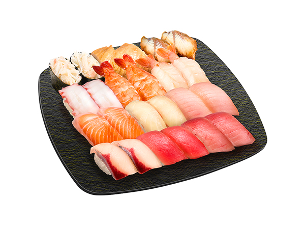 スシロー 特上セット12種2人前(24貫)