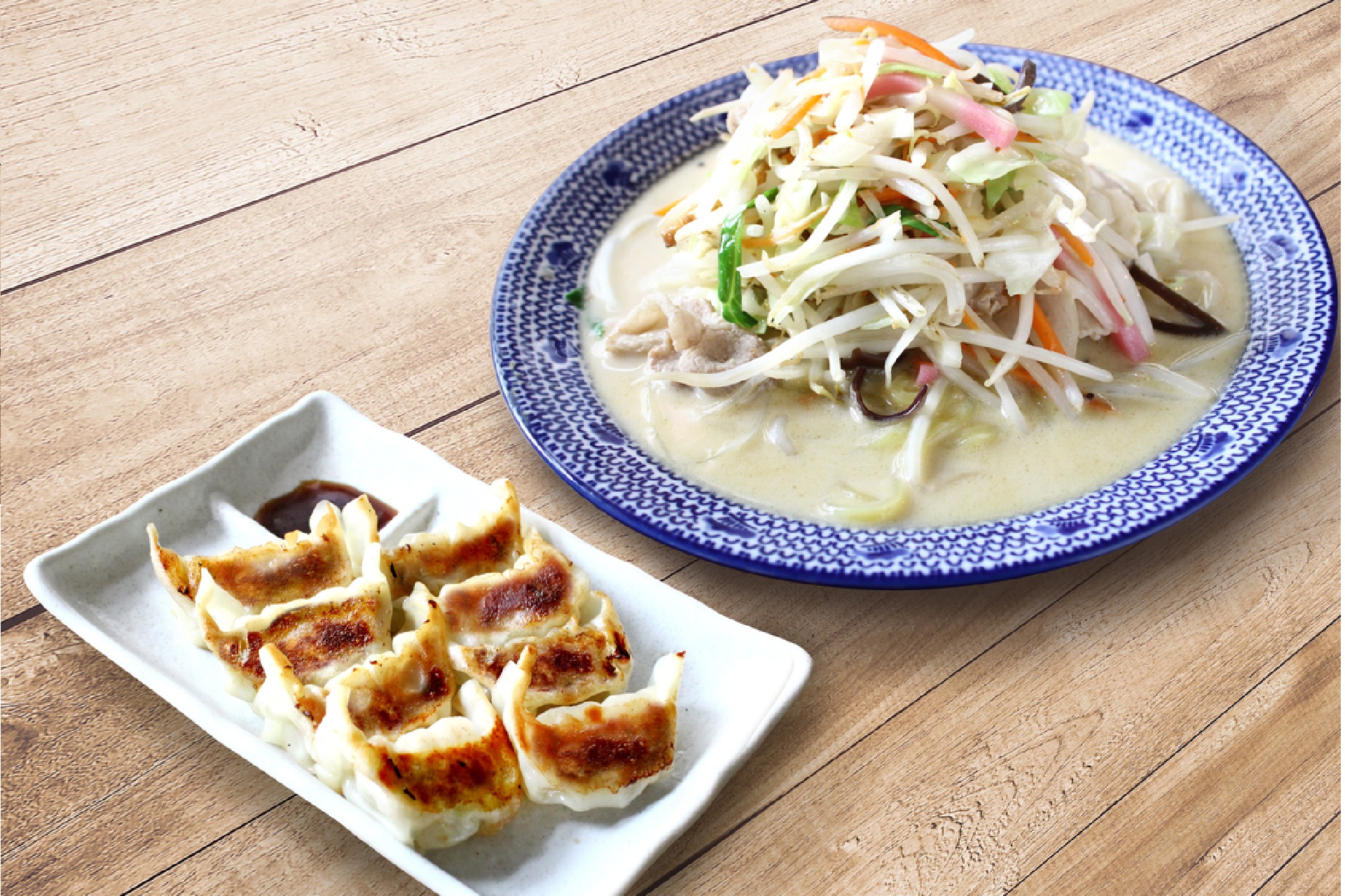 じげもん 白ちゃんぽん＆餃子10個セット