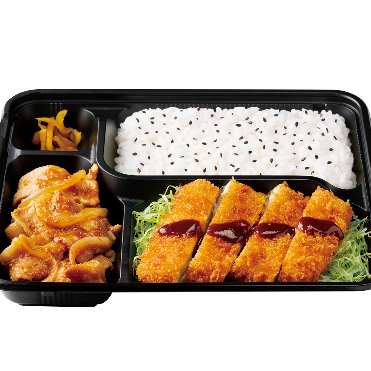 キッチンオリジン チーズチキンカツ生姜焼き弁当