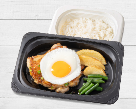 ジョナサン 若鶏のグリル てりやきソース＆目玉焼き弁当
