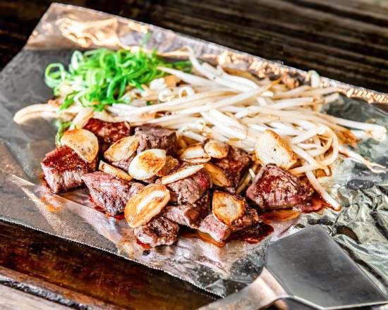 狸狸亭 イチボのサイコロステーキ