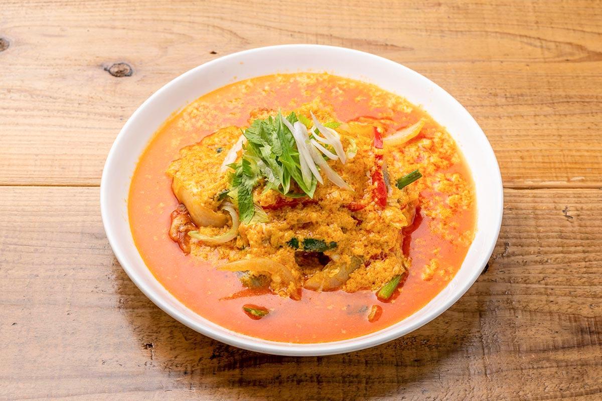バンコックポニー食堂 ปูผัดผงกะหรี่ ソフトシェルクラブのカレー炒め Soft-Shelled Crab Curry Stir-Fry