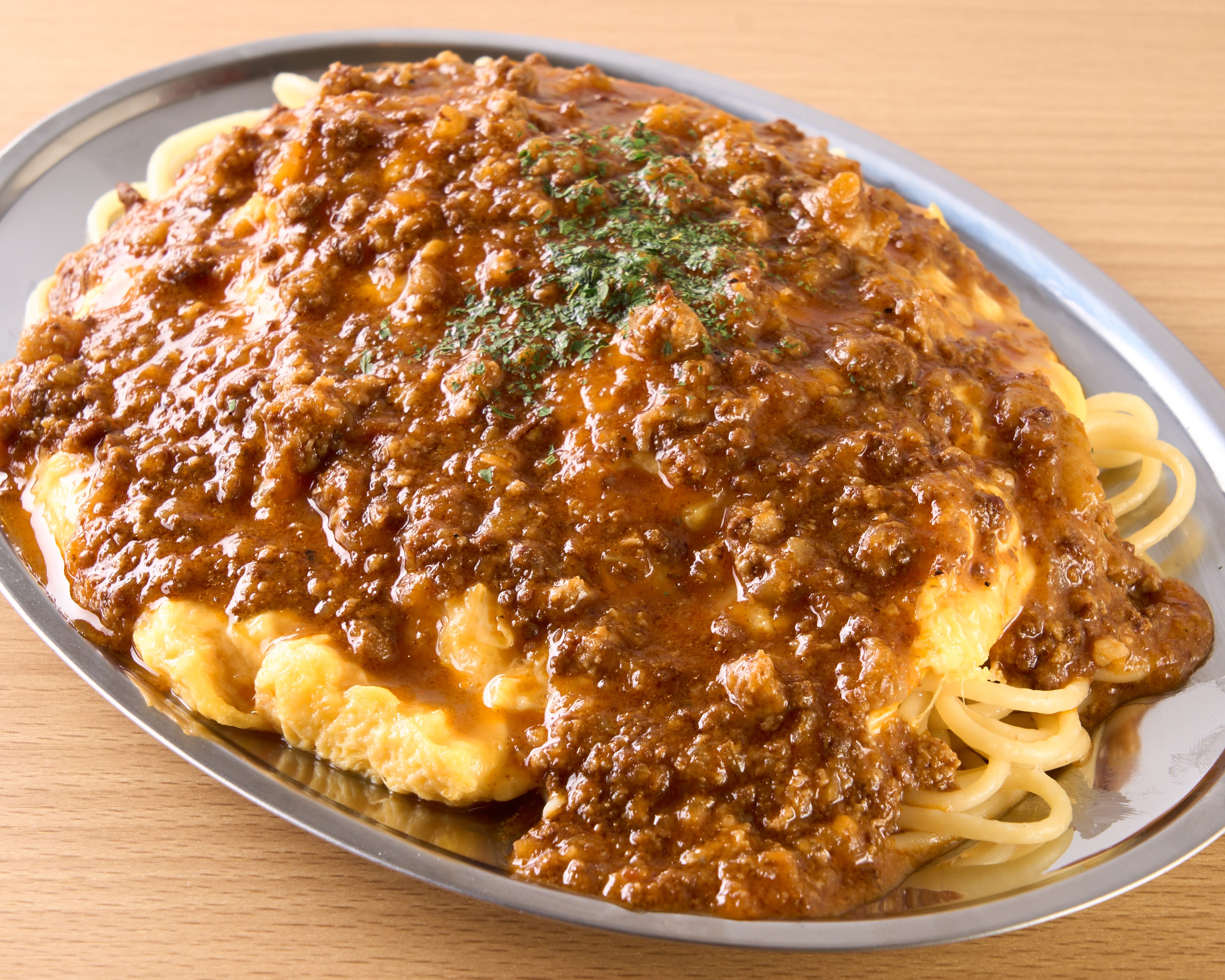 スパゲティの店『神田ナポリタン』 オム＆ミートソース Omelette Meat Sauce