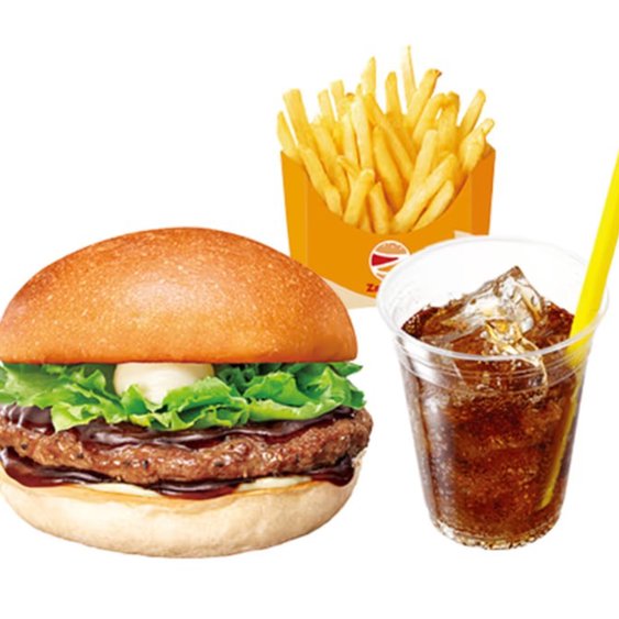 ゼッテリア ZETTERIA 【セット】てりやきビーフバーガー Teriyaki Beef Burger Set