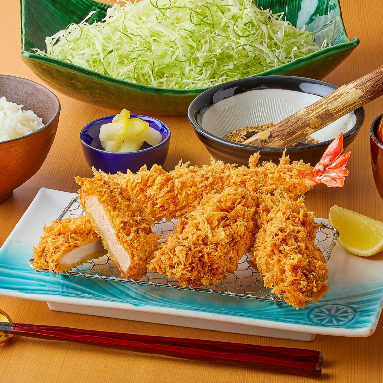 とんかつ新宿さぼてん 大粒カキフライとかつ盛り合わせ弁当