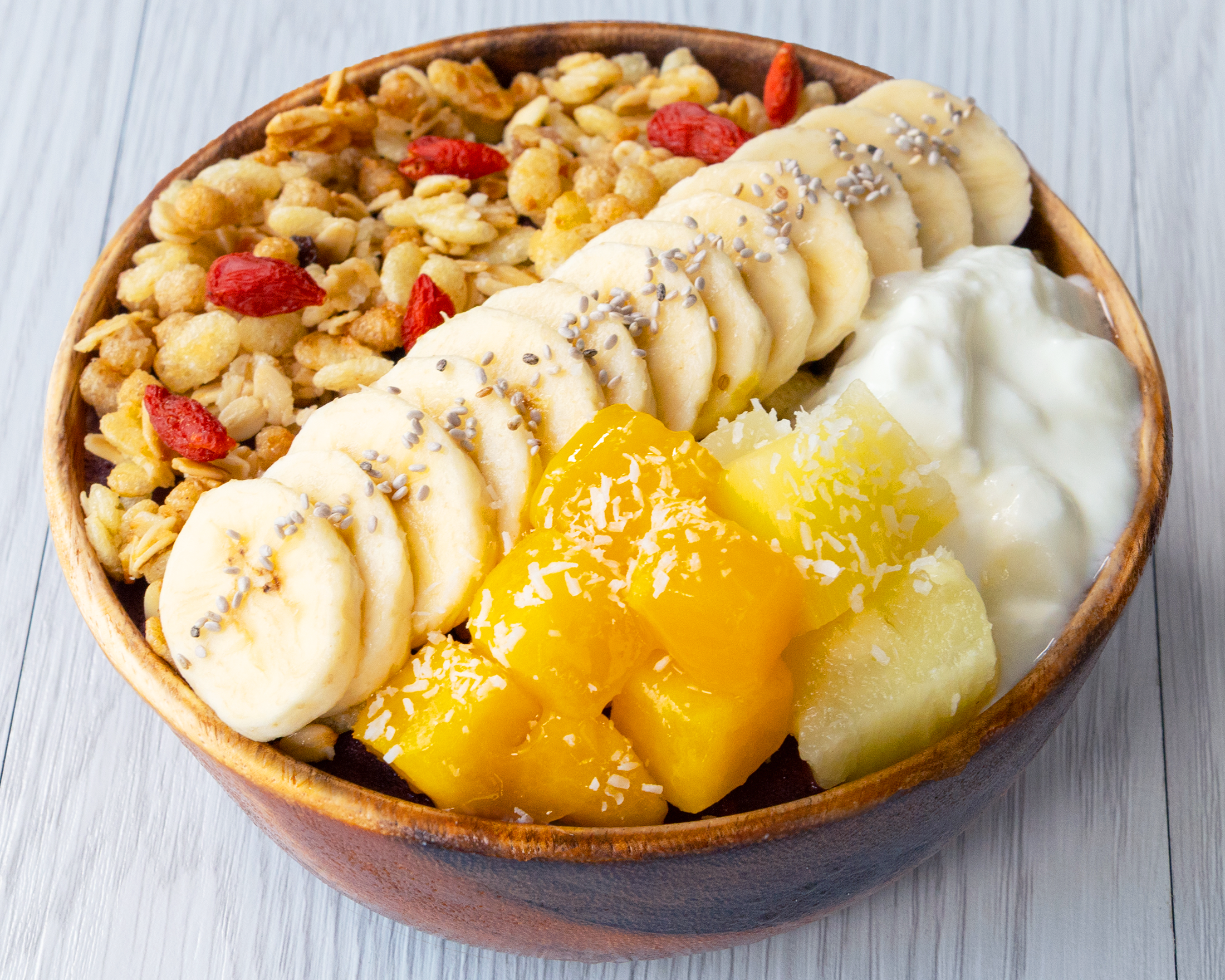 【フルーツたっぷりアサイーボウル】ワイキキ・ボウルズ 【Medium Size】トロピカルボウル【TB】