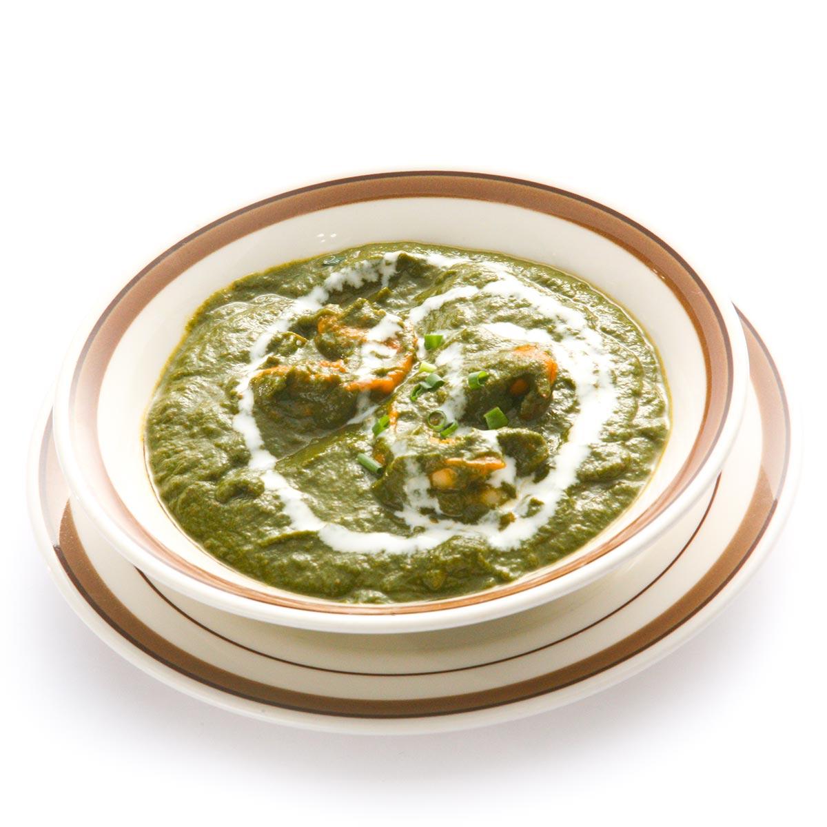 Sag prawn curry ほうれん草プラウンカレー