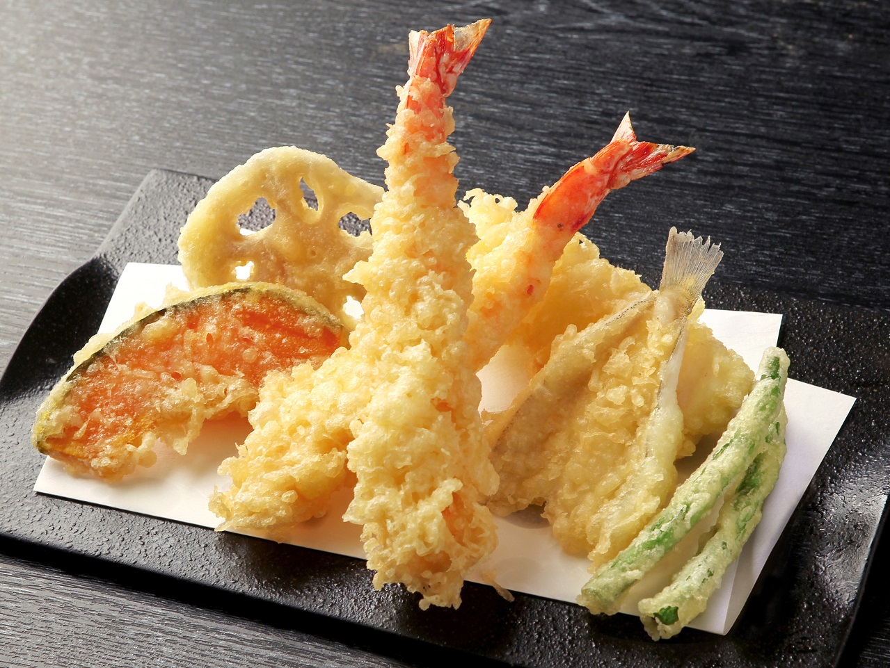 どんまつ 上天盛り-天つゆ(生姜・塩)付-