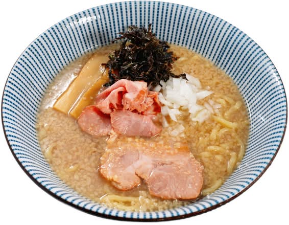 焼きあご塩らー麺 たかはし 背脂醤油らー麺