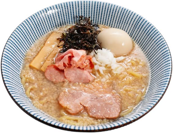 焼きあご塩らー麺 たかはし 味玉背脂醤油らー麺