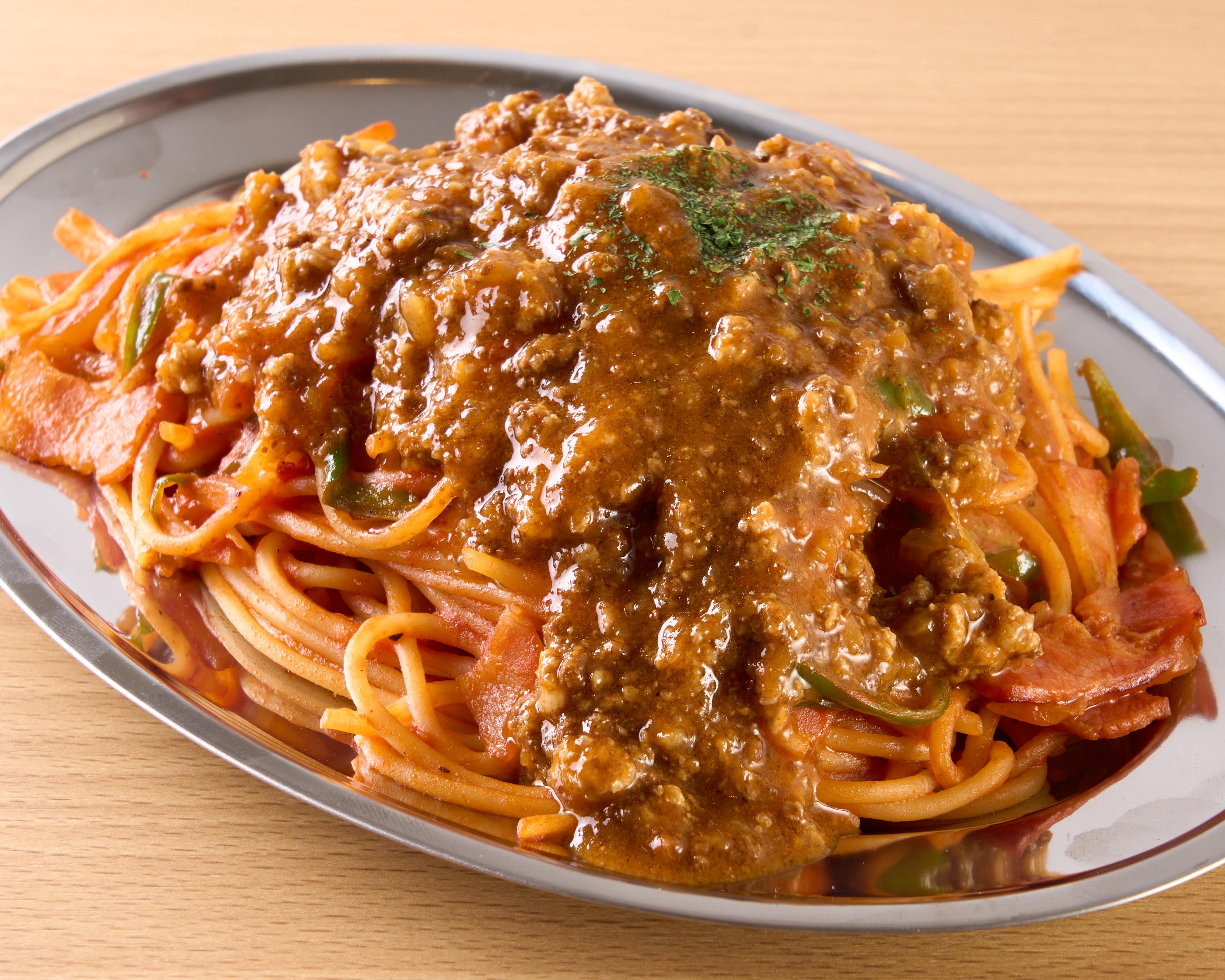 スパゲティの店『神田ナポリタン』 ミートかけナポリタン Meat Topped Napolitan