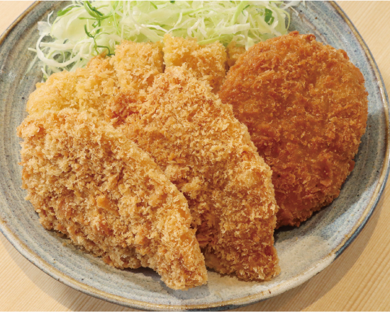 とんかつの和吉 F-1112】3種のMIXセット(ロースかつ100g、ヒレ2枚、メンチカツ1枚)