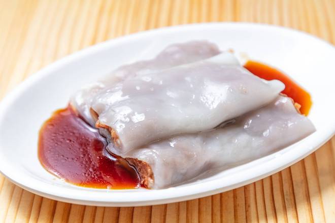 香港飲茶 110. 牛肉たっぷり！とろける蒸しチョンファン(ライスクレープ)