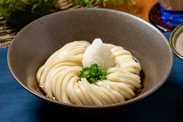 山下本気うどん おろしぶっかけうどん Cold udon with grated daikon