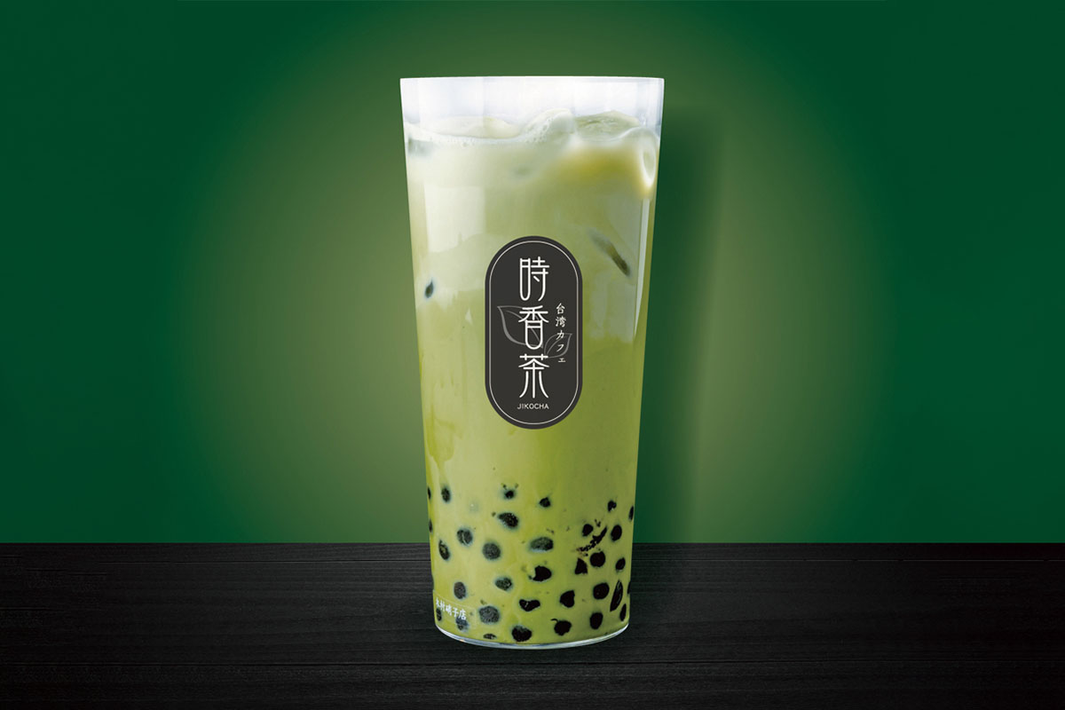 台湾カフェ 時香茶 抹茶ミルク