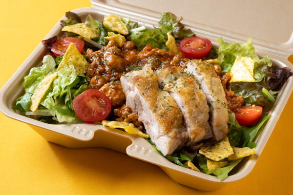 天才のタコライス ガーリックチキンタコライス Garlic Chicken Taco Rice