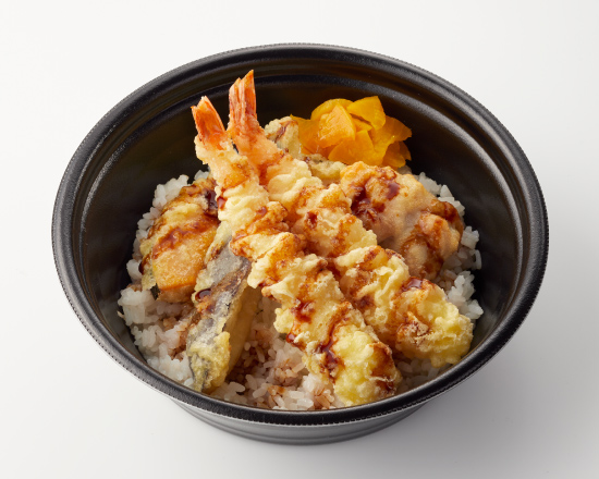 ジョイフル 特製天重（えび、ナス、かぼちゃ、とり天）