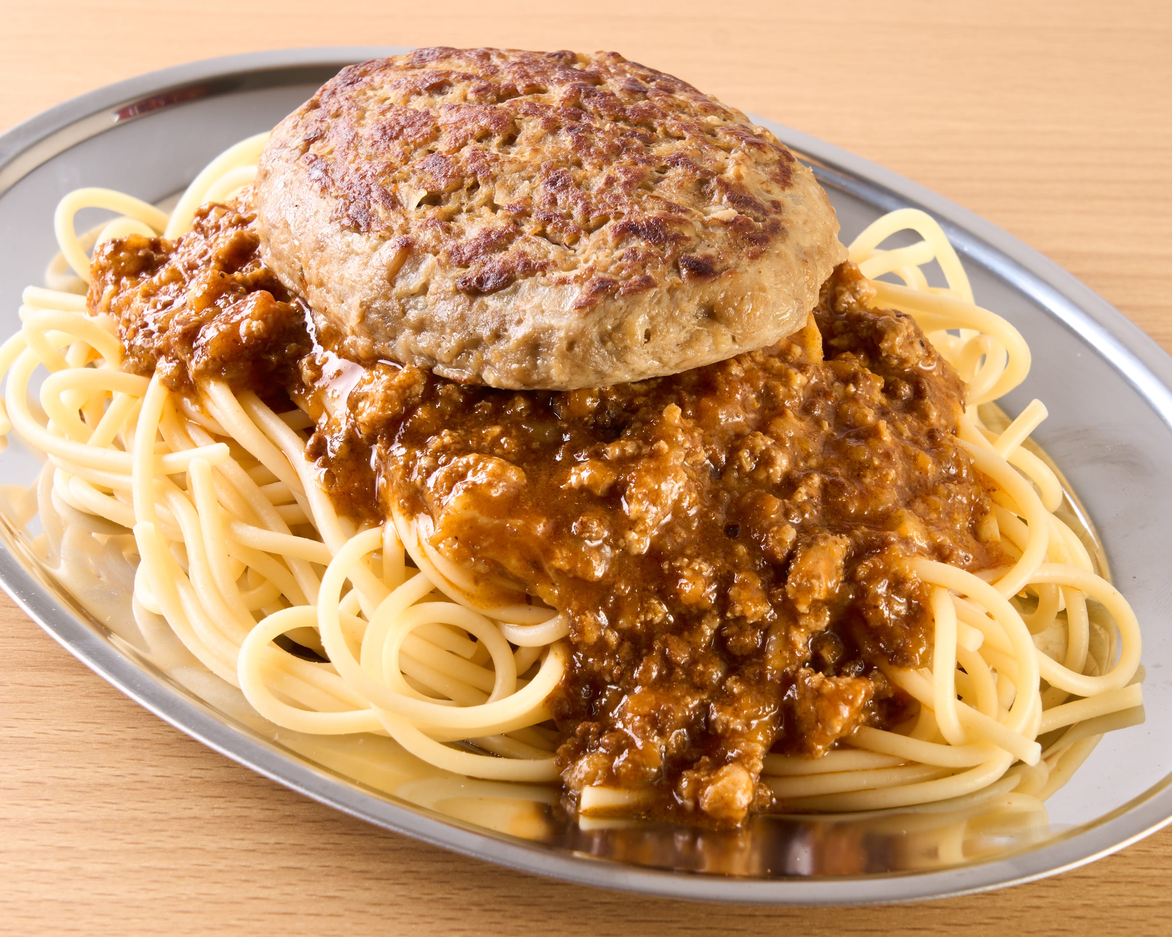 スパゲティの店『神田ナポリタン』 ハンバーグ＆ミートソース Hamburg steak＆Meat Sauce