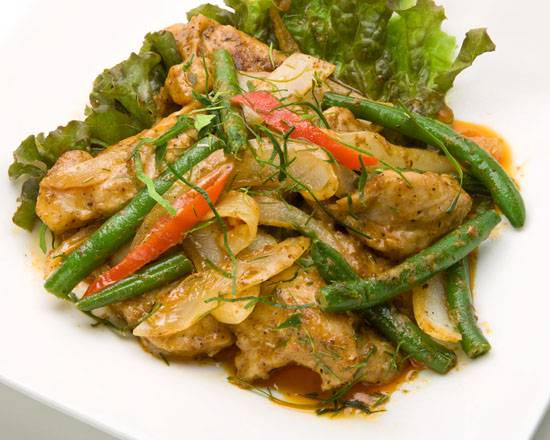 オリエンタルデリ 豚肉のレッドカレー炒め