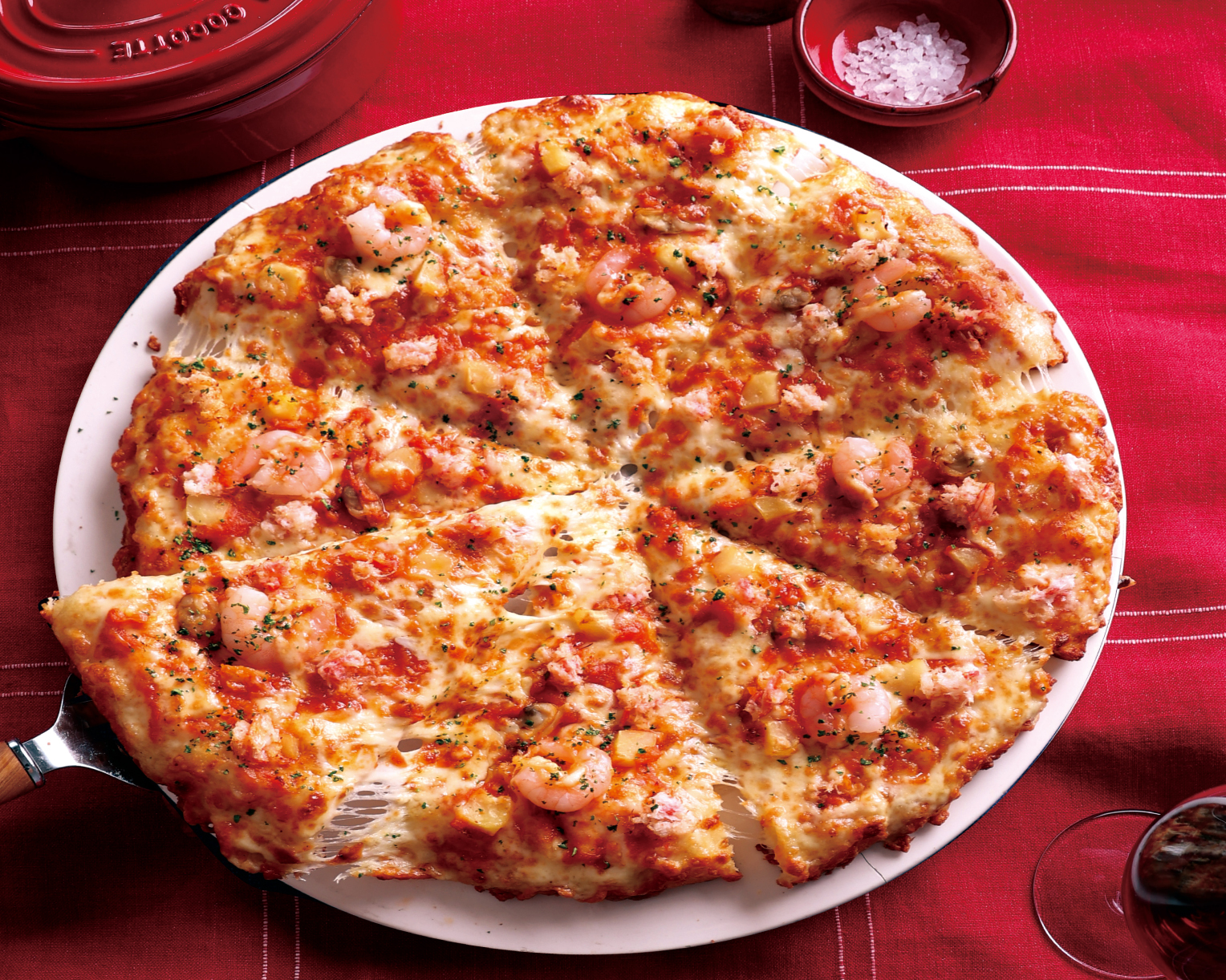 ピザーラスタイル 紅ズワイのフィッシャーマンズ～ブイヤベース仕立て～