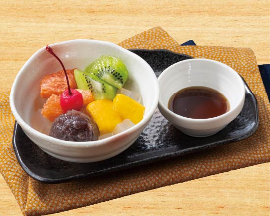 ガスト フルーツあんみつ