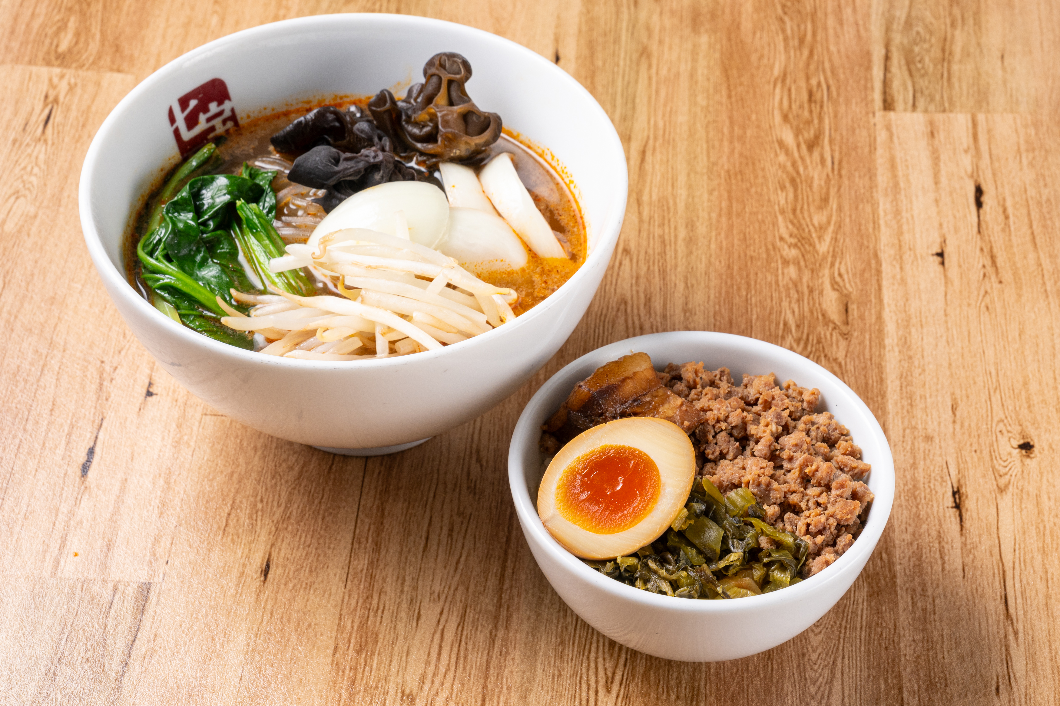 七宝麻辣湯 スープ春雨ベジタブル+ミニ魯肉飯