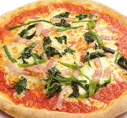 ピッツェリアマリノ ベーコンとほうれん草