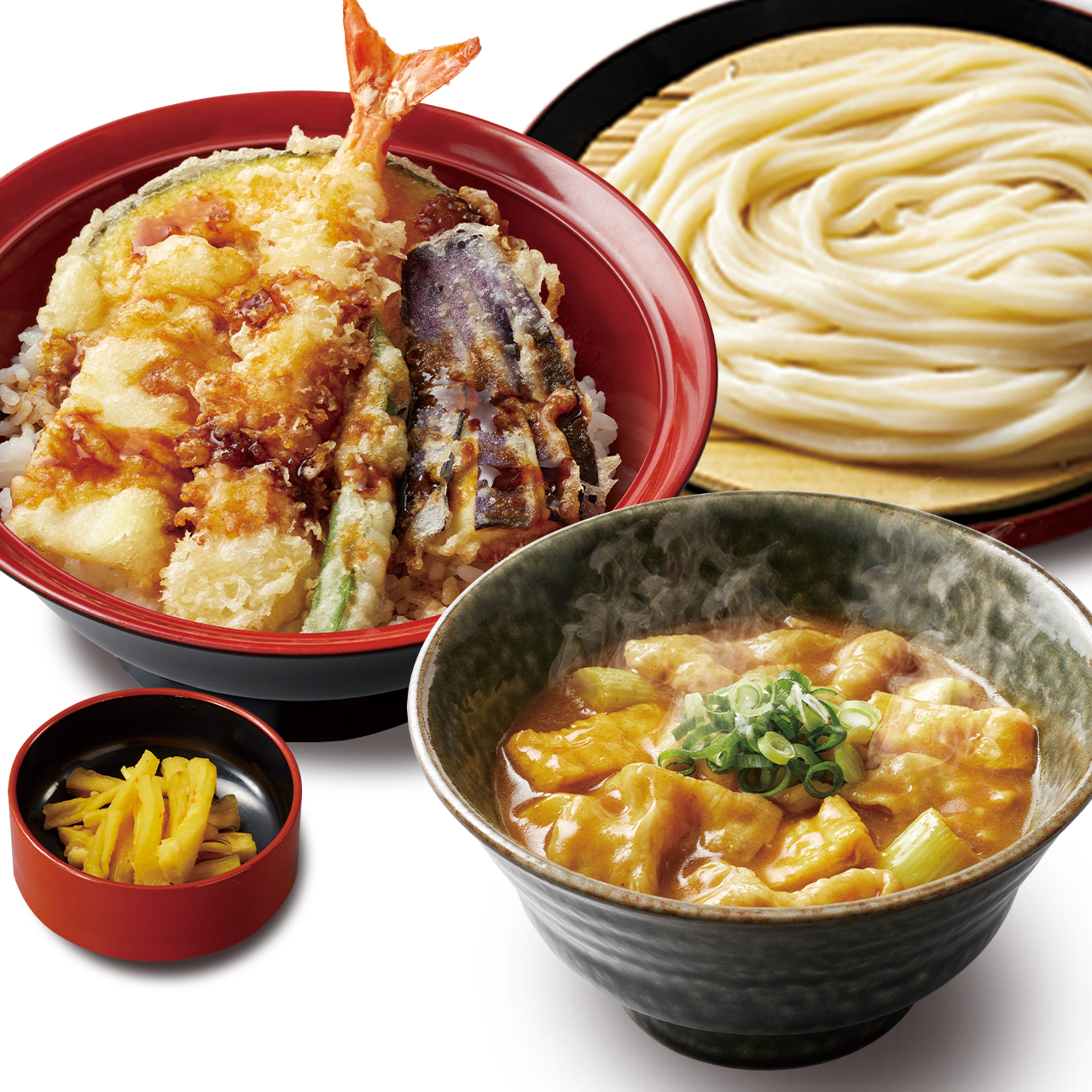 久兵衛屋 カレー肉つけ汁 満腹定食