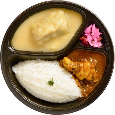 極キャベ (ロールキャベツと極辛カレーのハーフ＆ハーフ)