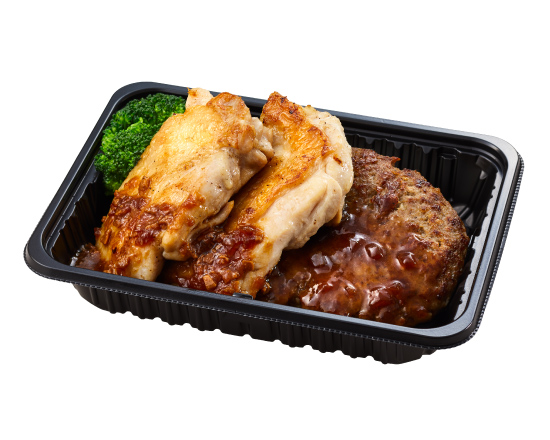 ジョイフル チキンステーキ＆ハンバーグ（単品）
