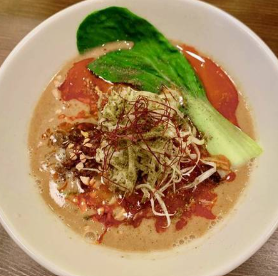 赤い鯨 四川担々麺チーズリゾット風セット(お茶付き)