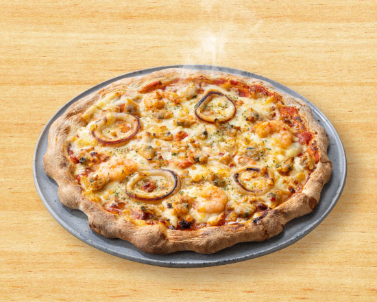 魚介たっぷりシーフードピザ