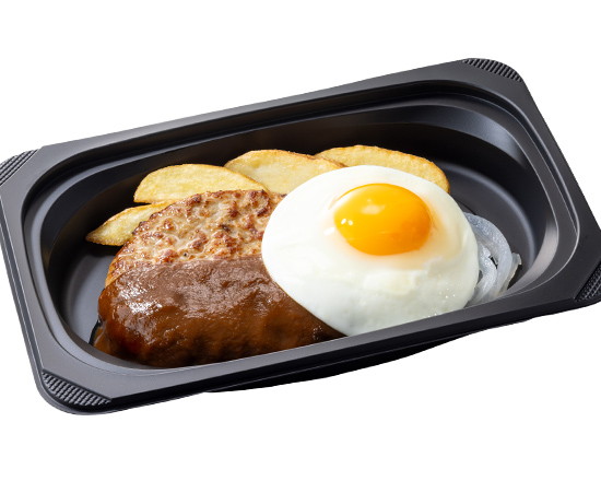 ステーキガスト (おかず)ハンバーグ＆目玉焼き