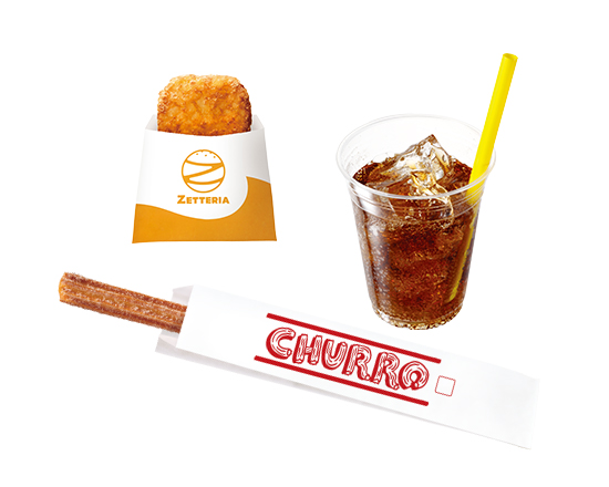 ゼッテリア ZETTERIA 【モーニングセット】チュロ(シナモンシュガー) Churro(Cinnamon sugar) Set