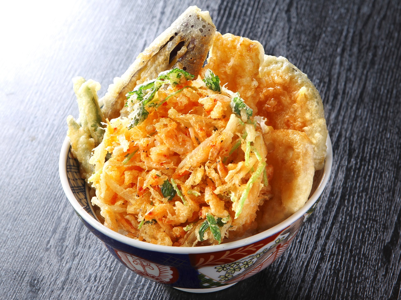 どんまつ 桜海老のかき揚げ天丼