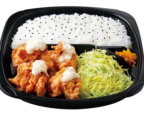 キッチンオリジン 若鶏の唐揚げ弁当(醤油味)～2種の醤油使用～(タルタルつき)
