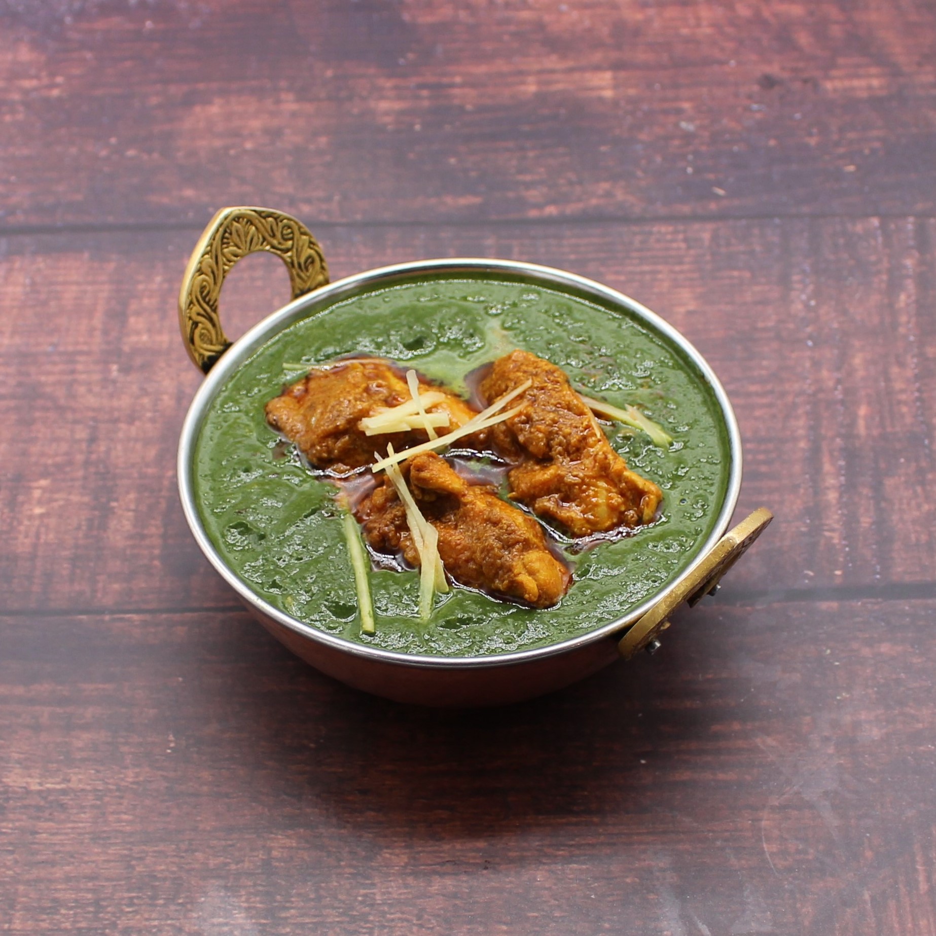 ナマステ タージマハル ほうれん草チキンカレー ChickenPalakCurry