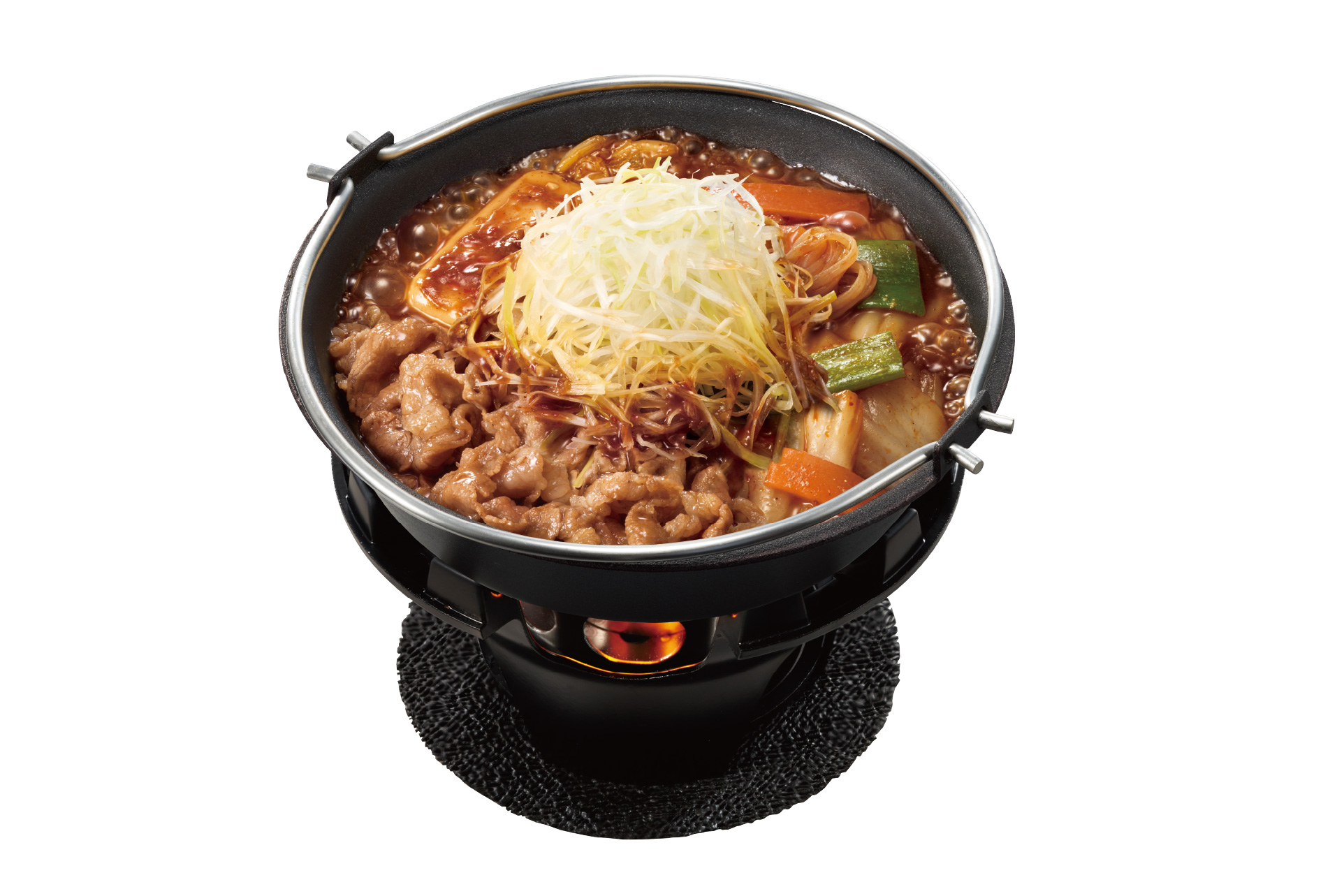 すき家 白髪ねぎ牛・旨辛豆腐鍋単品