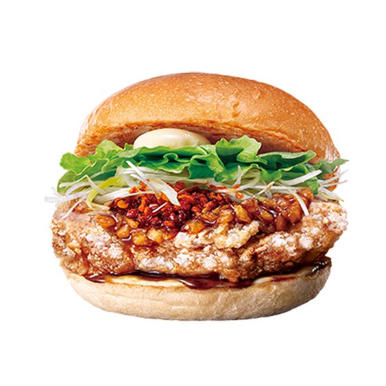 ゼッテリア ZETTERIA 【単品】油淋鶏バーガー Chinese Sweet & Sour Fried Chicken Burger