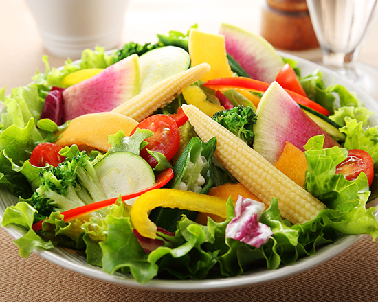 太陽のトマト麺 日替わりサラダ (S)