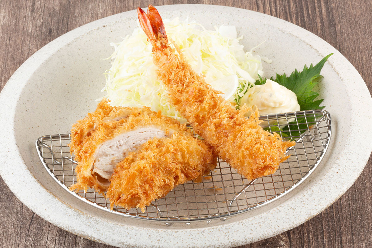 宅配とんかつ かさねや 熟成重ねかつSサイズ＆海老フライ1本弁当