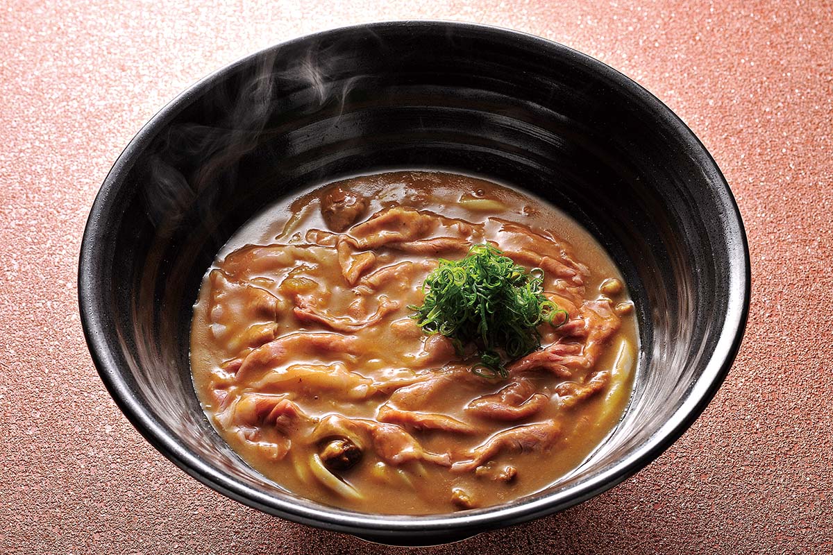 つるとんたん 国産牛ロース しゃぶ肉カレーのおうどん