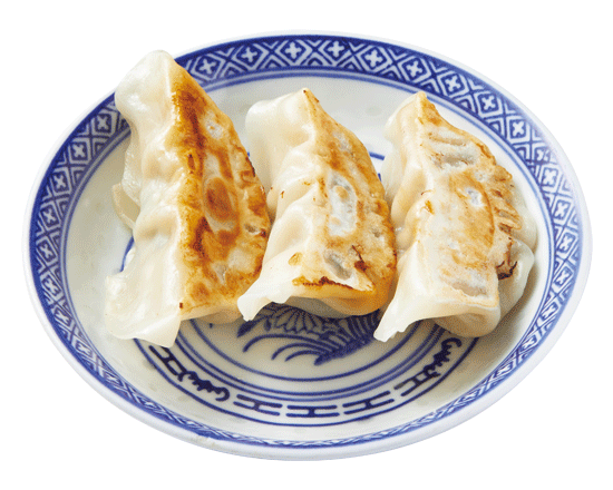 中国ラーメン揚州商人 半餃子(3個)Gyoza Dumplings (Half, 3 Pieces)