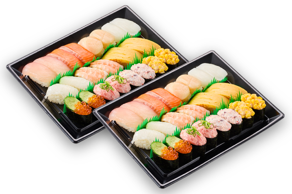 かっぱ寿司 にぎわい11種セット4人前(2人前×2個/44貫)