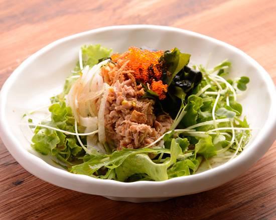 韓国苑 生わかめとツナのサラダ