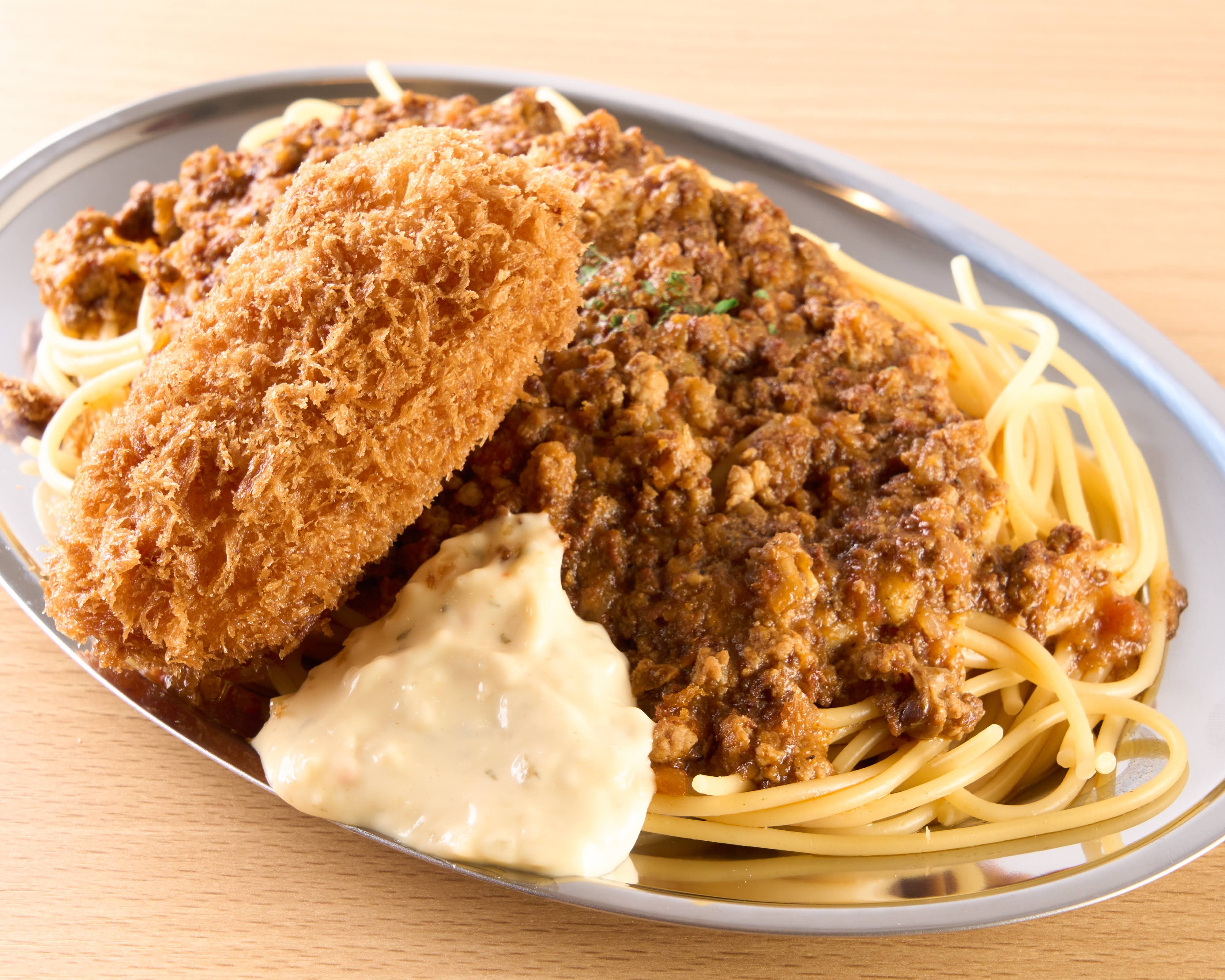 スパゲティの店『神田ナポリタン』 カニクリーム＆ミートソース Crab Creamy Croquette＆Meat Sauce